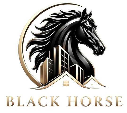 Black Horse for Real Estate logo